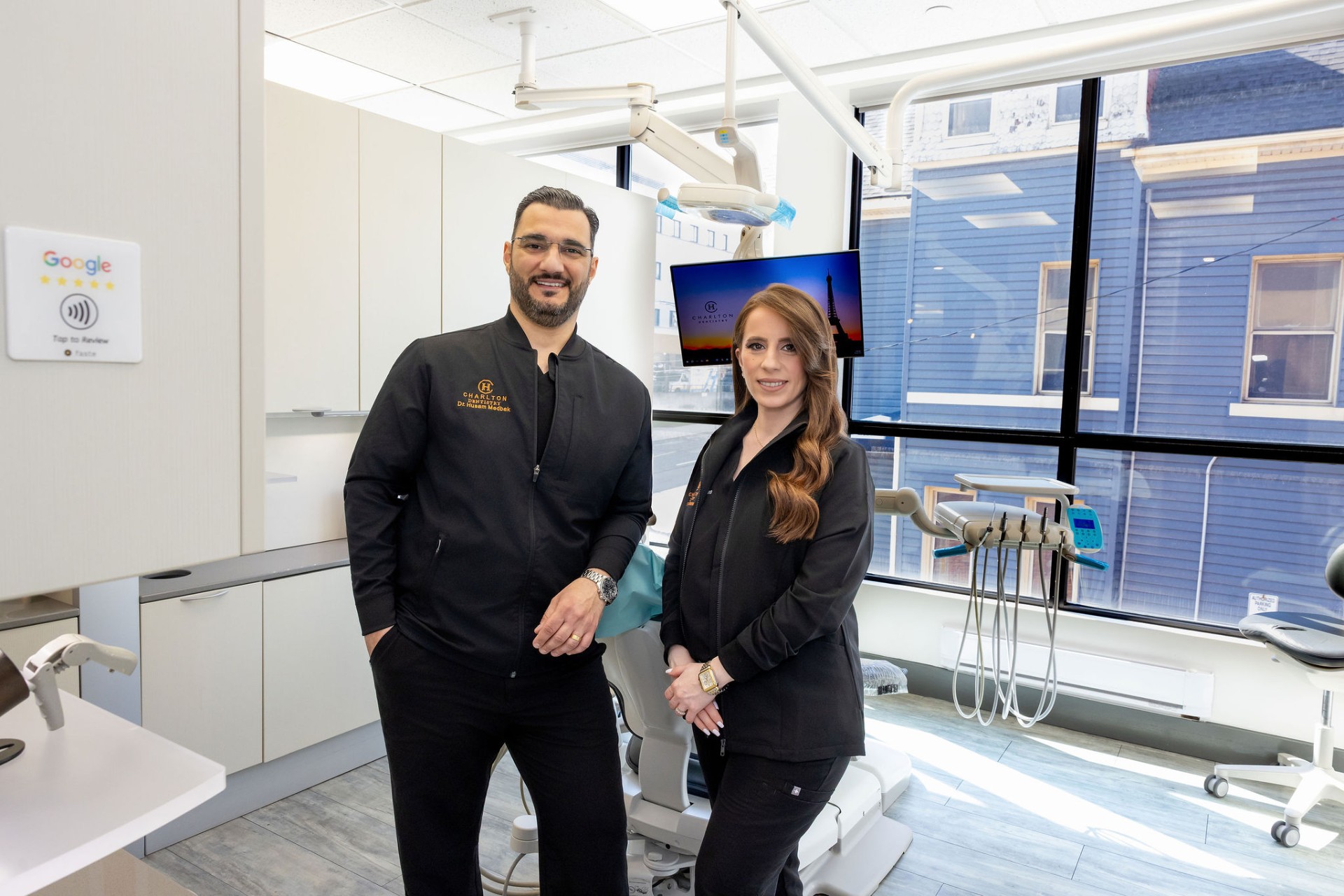 Specialist providing dental treatment
